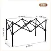 Mesa Plegable para Acampar al Aire Libre Mesa de Comedor Plegable para Acampar Mesa Pequeña de Carrito para Campamento Mesa Enrollable para Mesa de Carrito Pequeño