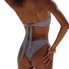 TOPMELON comércio exterior transfronteiriço novo biquíni europeu e americano sexy top de tubo feminino maiô dividido s0271