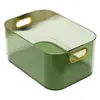 Caja de Almacenamiento de Escritorio para Cosméticos, Mascarillas Faciales, Labiales, Productos para el Cuidado de la Piel, Artículos Varios, Canasta de Almacenamiento Transparente de Acrílico para Dormitorio y Oficina