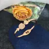 O Tesouro da Loja, Pulseira de Ganso Preto Totalmente Diamantada Estéreo, Pulseira de Diamante de Ouro Rosa de Alto Padrão, Pulseira Versátil de Aço Titânio de Luxo Acessível