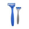 Maquinilla de afeitar desechable, maquinilla de afeitar manual desechable para hombres, maquinilla de afeitar de acero inoxidable de tres capas con cabezal de cuchilla, maquinilla de afeitar antigua