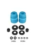 Amortecedores para Skate, Acessórios de Suporte para Skate de Brinquedo de Quatro Rodas Duplamente Curvados, Conjunto de Pastilhas de PU, Acessórios para Fish Board, Pastilhas de Alta Elasticidade