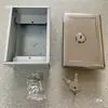 Caja de Seguridad Montada en Superficie de Acero Inoxidable Interruptor Caja de Control para Persianas Enrollables Botón de Control para Persianas Enrollables con Cilindro de Cerradura Llave