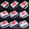 Puntas para Uñas Francesas Estilo Coreano 500 Piezas/Paquete Puntas para Uñas de Cobertura Total Puntas para Uñas de Media Cobertura Transparentes Bolsa con Pegatinas para Uñas Puntas para Uñas