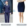 Uniforme de capitán chino para hombre, atuendo de clase para estudiante de asistente de vuelo de aviación, anfitrión, bar, seguridad, traje de guardia de propiedad