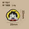 Nuevos dijes para zapatos de dibujos animados de One Piece transfronterizos, accesorios DIY para zapatos con agujeros, hebillas de zapatos de anime de dibujos animados, suministro directo de fábrica, en stock