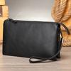 Bolsa Clutch Masculina 2022 Bolsa Clutch de Couro Genuíno Bolsa de Couro de Vaca Casual de Negócios Bolsa para Celular Couro de Primeira Camada
