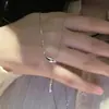 2025 Nuevo Collar Largo con Borla de Gota de Agua Cadena para Clavícula de Frijol para Mujer Cadena de Collar Elegante Sencilla de Diseño de Nicho de Gama Alta