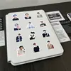100 Piezas de Diversas Pegatinas Fotográficas de Alta Definición de Idols Coreanos de Kpop para Cuadernos de Estudiantes, Apoyo a Fans y Mercancía de Celebridades