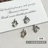 Rectangular de Ángulo Recto Apilado Joyería de Diamantes para Uñas Celebridad de Internet Super Brillante Bola de Diamante de Cristal Joyería de Diamantes Apilados para Uñas Decoración de Diamantes para Uñas