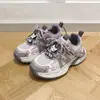 Sapatos Infantis Novos de Couro Atacado, Tamanhos 27-31, Tênis Esportivos Casuais para Crianças Maiores, Meninos e Meninas Sapatos de Pai 6666