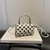Outono 2026 Novo Estilo Coreano Moda Elegante Bolinha de Bolinhas Mini Bolsa de Mão Pequena Bolsa Transversal de Bolinhas Atacado Bolsas Femininas