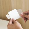 Perchero de almacenamiento sin perforaciones, perchero para baño, perchero con gancho y abrazadera, perchero de pared con acabado sin costuras