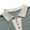 Blusa de Primavera para Madre Camiseta de Manga Larga Camiseta Base de Primavera y Otoño para Mujeres de Mediana Edad y Mayores Camisa de Estilo Occidental con Cuello Solapa para Mujeres de Mediana Edad