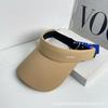 Boné Viseira Esportiva para Corrida com Proteção UV para Homens e Mulheres, Chapéu de Proteção Solar de Seda Gelo para Viagem ao Ar Livre, Chapéu de Sol de Seda Gelo de Verão com Topo Aberto, Pai-Filho