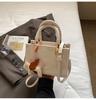 Nova Bolsa Pequena de Verão 2025 para Mulheres, Bolsa de Ombro Transversal Versátil, Bolsa Quadrada Pequena de Mão Popular Estilo Coreano deste Ano