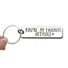 Eres Mi Puto Favorito Llavero de Acero Inoxidable Grabado Venta Caliente Transfronteriza Regalo del Día de San Valentín