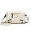 Bolso para Mujer de Cuero Genuino DENK 2024 Nuevo Bolso de Hombro de Moda Bolso para Cámara Fotográfica Estilo de Alta Gama para Mujer Bolso Pequeño de Piel de Vaca de Capa Superior Bandolera