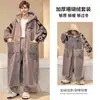 Pijama Pijama Masculino Longo Outono e Inverno Veludo Coral Aconchegante Forrado com Fleece Adolescentes 2025 Novas Roupas de Casa Masculinas