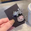 Temperamento requintado grampo de cabelo de diamante flash cachorro de desenho animado bico de pato pequeno grampo de cabelo alta qualidade grampo de cabelo quebrado grampo para franja moda pequeno grampo de cabelo