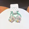 Cuerda para el Cabello Estilo Kulomi Ins para Niños, Cuerda para el Cabello Linda Popular en Internet, Banda Elástica Simple Elegante, Pinza para Recortar el Cabello