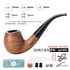 Pipa de madera de pera Muxiang Huanghua, cubo de madera hecho a mano, venta al por mayor, suministro transfronterizo de Amazon, juego de fumar de madera, pipa de madera maciza