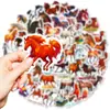 Nuevas pegatinas realistas de caballos con graffiti creativo transfronterizas de 112 piezas para decoración DIY de botellas de agua, equipaje y patinetas, pegatinas impermeables