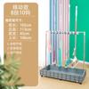 Soporte de Mopa de Acero Inoxidable de Pie Estante de Almacenamiento para Baño Colgador Organizador de Escobas y Mopas Herramienta Corte Láser