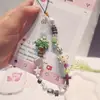 Estilo Verano Coco Fresco y Pez Cordón de Teléfono con Cuentas Colgante para Funda de Teléfono Cadena de Teléfono Accesorio para Cámara