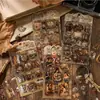 Pegatinas planas ZABC transfronterizas, Serie Cronología de Pintura al Óleo, Pegatinas de Material DIY Temáticas de Pintura al Óleo Clásica Vintage, Incluye 6 piezas