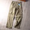 Calça de Uma Peça Duas Formas Outdoor Secagem Rápida Casual Masculina Solta Reta Cargo Verão Funcional Destacável Calça Tática