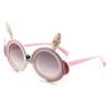 Gafas de sol a prueba de UV estilo Xiaohong, dibujos animados, lindo gato de la suerte, niña bebé, gafas de sol de moda CS2240
