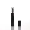 Frasco de perfume de tubo quadrado de alumínio de 10ml, frasco spray de viagem conveniente para subembalagem, frasco cosmético de vidro vazio