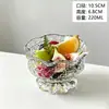 Estilo Coreano Estilo Ins Tazón de Vidrio Rayado Transparente Simple Frutero Ensaladera Pequeño Tazón Doméstico Tazón para Helado Postre