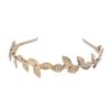 Tiara Barroca de Folha de Árvore de Metal Moda Europeia e Americana Transfronteiriça Tiara de Noiva Acessórios de Cabelo Adorno de Cabeça de Deusa Grega Feminina
