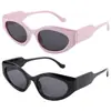 Nuevas Gafas de Sol Pequeñas con Montura Ovalada para Mujer Rosadas Anti-UV Gafas de Sol con Protección Solar para Hombre Gafas de Moda Retro Venta al por Mayor