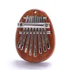 Mini Kalimba de 8 Notas Especial Transfronteiriça Para Iniciantes Madeira Sólida Cristal Thumb Piano