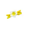 Novo Presilha de Cabelo Fofa de Flor de Pessegueiro para Crianças Presilha de Cabelo de Flor de Ovo Tira de Cabelo Anel de Cabelo Flor Presilha Lateral Corda de Cabelo Acessórios de Cabelo