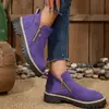 Botas Chelsea Nuevas de Otoño/Invierno para Mujer, Suela Gruesa Mate, Cremallera Lateral, Antideslizantes, Botas Martin, Versátiles, Tacón Grueso, Botas de Mujer, Mayoreo