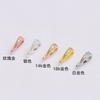 Preservação de cor 14K Ouro Universal Pingente Fivela Latão Micro-incrustado Zircon Jóias Fivela Acessórios DIY Colar Artesanal Melão Fivela