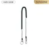 Corda retrátil de fio de aço, corda de pesca anti-perda espessa, cordão elástico anti-perda para ferramentas, 72CM de extensão, 4,2m cores disponíveis