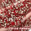 Fabricantes de joias para unhas de vidro k9 com formato de diamante de fundo plano, tamanho pequeno, para uso transfronteiriço, cor branca warm spirit, atacado
