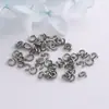 Anel de conexão de acabamento para colar e pulseira DIY anel aberto de aço inoxidável cor ouro 18k anel de mão que pode ser fechado material