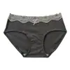 Ropa Interior de Bebé de Algodón Clase A para Mujer, con Ribete de Encaje, de Cintura Media, Amigable con la Piel, Suave, Antibacteriana Grado 10A, Longitud Extendida, Calzones con Refuerzo 100% Algodón
