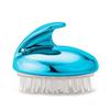 Escova de Shampoo Transparente, Escova Massageadora de Couro Cabeludo, Escova de Silicone para Banho e Shampoo, Mesmo Modelo da Celebridade da Internet