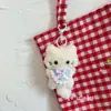 Fofo Bichinho de Pelúcia com Guizo Pingente Gatinho Chaveiro de Mochila para Menina Pingente de Boneca Pingente de Presente para Casal