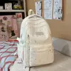 Mochila Escolar de Aspecto Elegante, Casual para Estudiante de Secundaria, Mochila de Gran Capacidad para Mujer, Estilo Universitario, Moderna y Versátil, Mochila para Estudiante Universitario