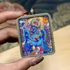 Gran Venta Tíbet Nepal Puro Pintado a Mano Thangka Vajra Mahakala Núcleo de Tarjeta 4*5