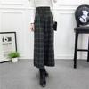 Calça de Lã Wide Leg de Cintura Alta para Mulheres, Calça Casual Reta Cropped ou de Comprimento Total para Outono e Inverno, Novo Modelo 2026