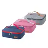 Bolsa Térmica Quadrada Espessa Pano Oxford Impermeável Folha de Alumínio para Trabalhadores de Escritório com Marmita Bolsa de Almoço Portátil Bolsa de Arroz